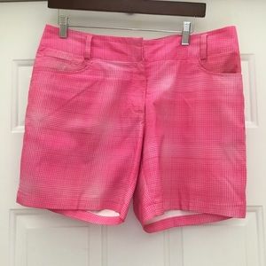 adidas pink golf shorts